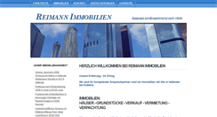 Desktop Screenshot of makler-reimann.de