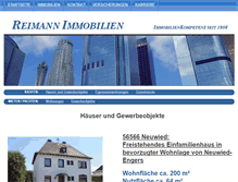 Tablet Screenshot of makler-reimann.de